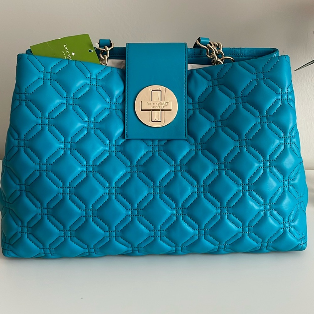 NWT Kate Spade Astor Court Elena in Deep Turquoise